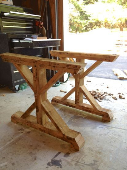 DIY Wooden Table Legs
 Fancy X Table from Pallets $0 DIY