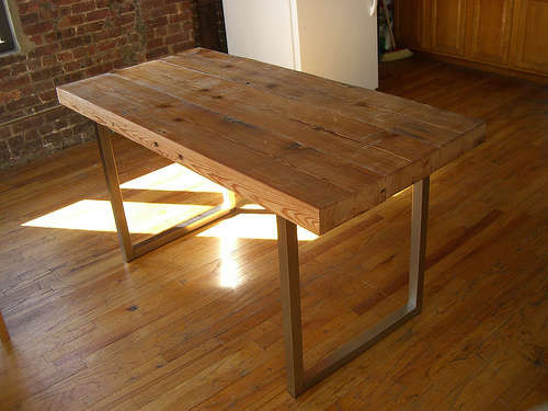 DIY Wooden Table Legs
 Seaseight Design Blog DESIGN RAW WOOD TABLE