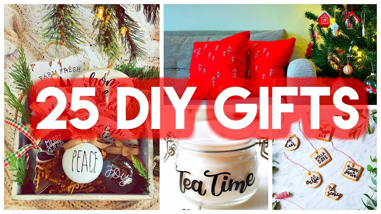 DIY Xmas Gift Ideas
 25 DIY Christmas Gift Ideas 2017 Crafts Presents