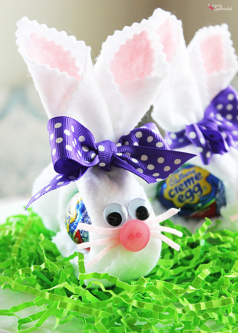 Easter Bunny Crafts
 Felt Cadbury Bunny Easter Craft Idea Perfect for Easter