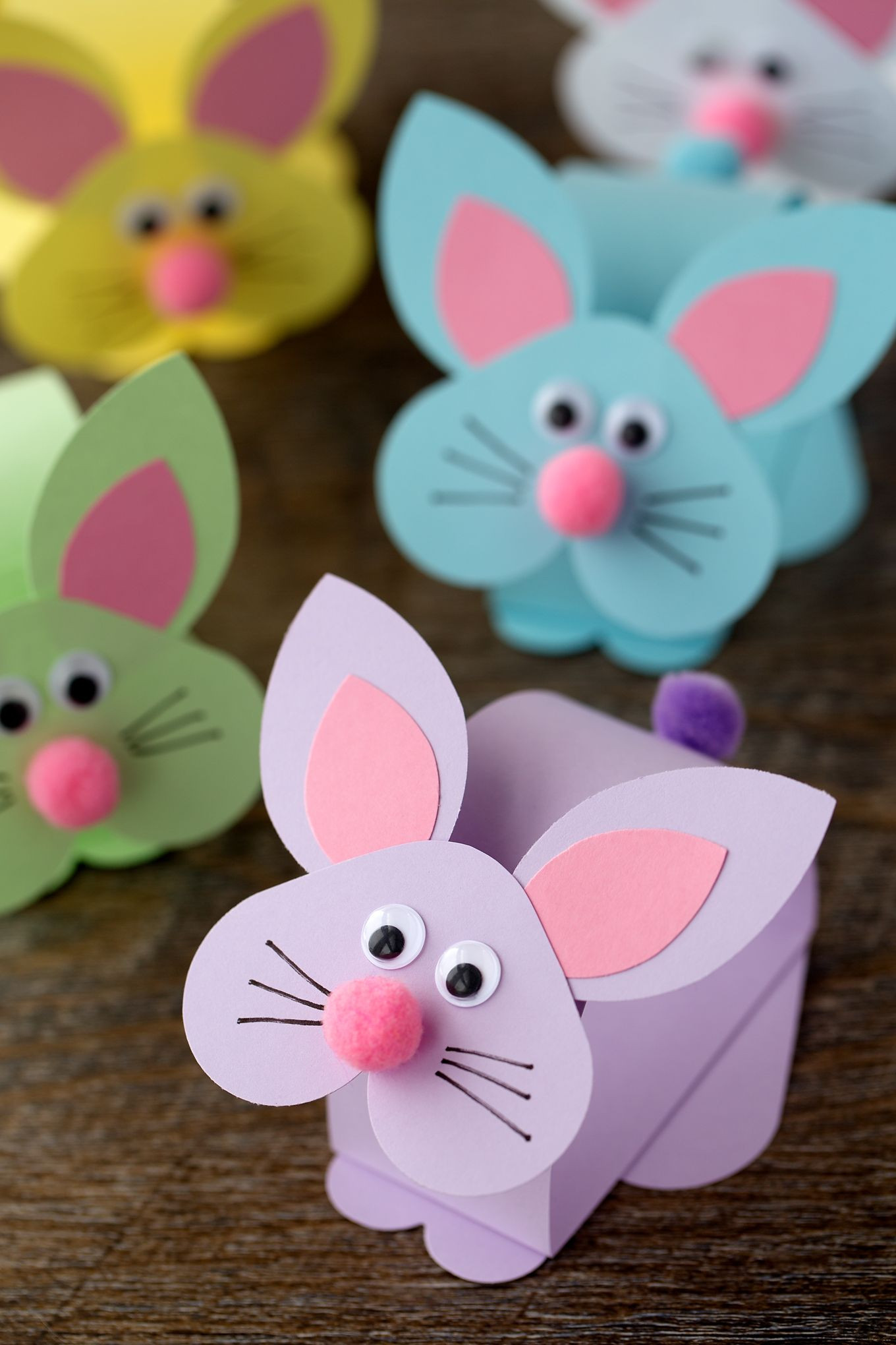 Easter Bunny Crafts
 Paper Bobble Head Bunny Craft for Kids