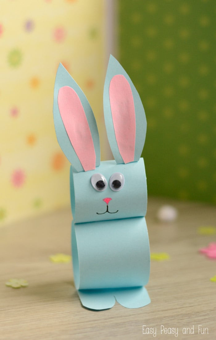 Easter Bunny Crafts
 Paper Bunny Craft Easy Easter Craft for Kids Easy
