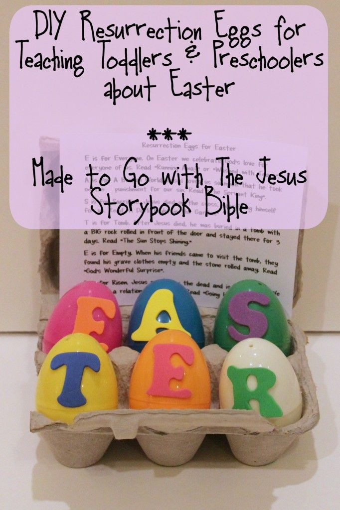 Easter Crafts For Children's Church
 DIY Resurrection Eggs for Toddlers and Preschool Kids