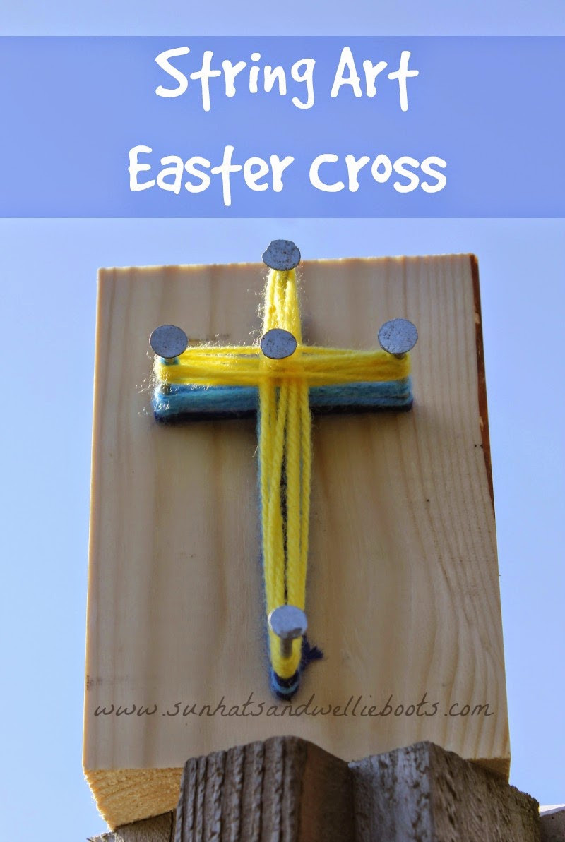 Easter Crafts For Children's Church
 Sun Hats & Wellie Boots Simple String Art Weaving an