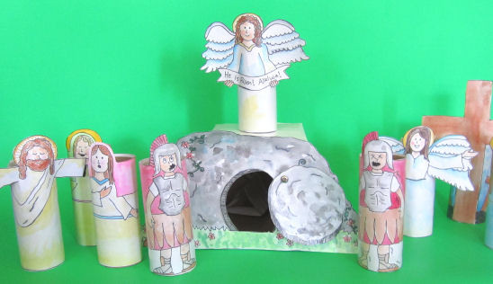 Easter Crafts For Children's Church
 Catholic Icing Religious Easter Craft for Kids Make a