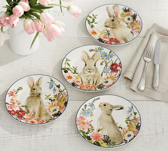 Easter Dinner Plates
 Horse Country Chic Easter Egg Colors