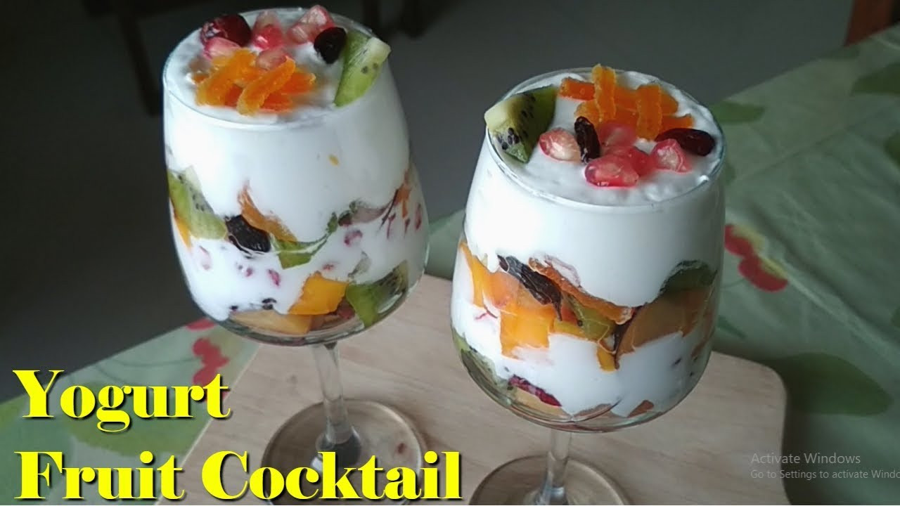 Easy Desserts Using Fruit Cocktail
 Fruit Cocktail with Creamy Yogurt
