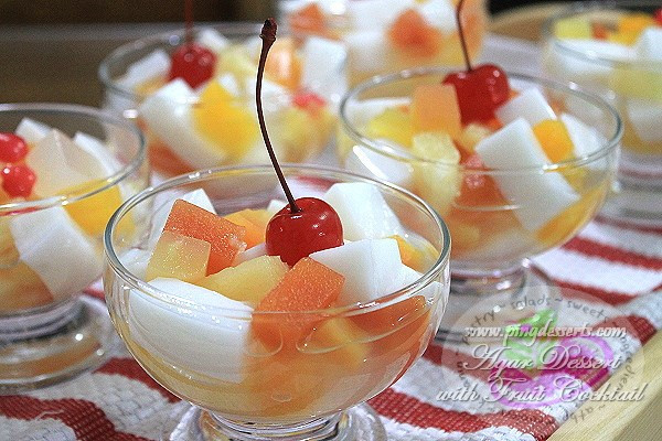 Easy Desserts Using Fruit Cocktail
 Agar Dessert with Fruit Cocktail Recipe