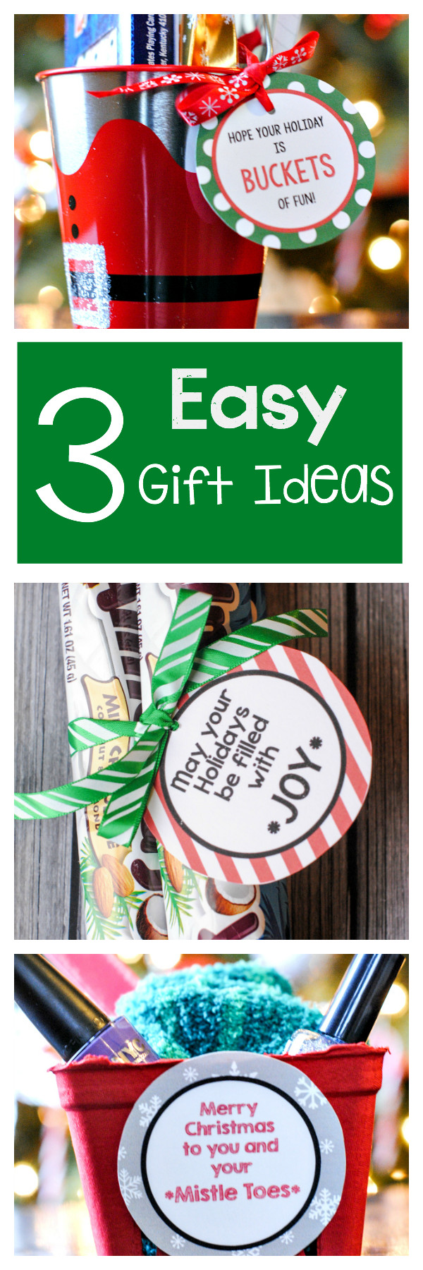 Easy Holiday Gift Ideas
 3 Easy Gifts Ideas for Friends Crazy Little Projects