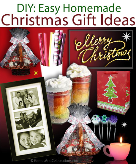 Easy Holiday Gift Ideas
 DIY Easy Homemade Christmas Gift Ideas