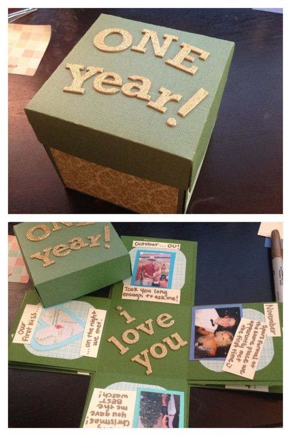 First Anniversary Gift Ideas For Boyfriend
 First Year Wedding Anniversary Gift Ideas For Him
