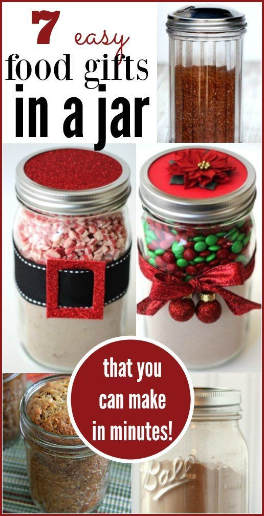 Food Holiday Gift Ideas
 7 Quick Food Gifts in a Jar