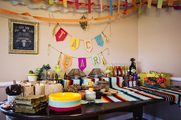 Food Ideas For Engagement Party At Home
 This darling mexican themed engagement party is a must see