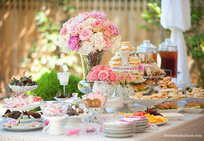 Food Ideas For Tea Party Bridal Shower
 Elegant Bridal Shower Ideas