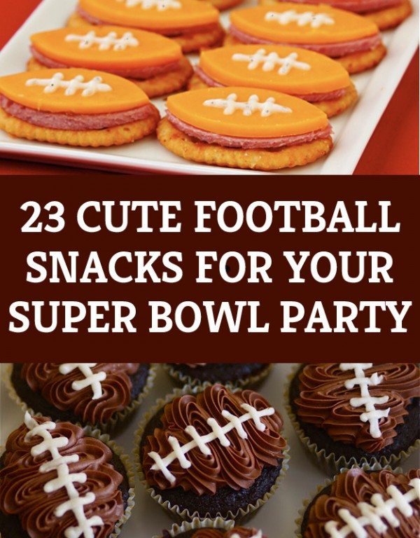 Football Snacks Recipes
 23 Cute Football Snacks for Your Super Bowl Party – Party