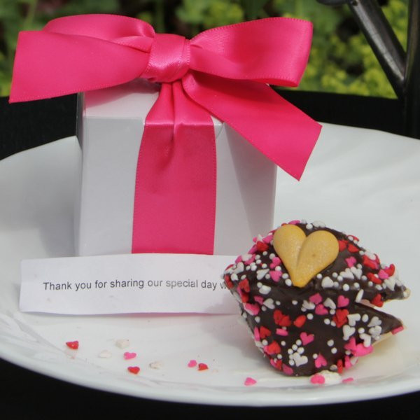 Fortune Cookie Wedding Favors
 Gift Boxed Wedding Fortune Cookie Favor