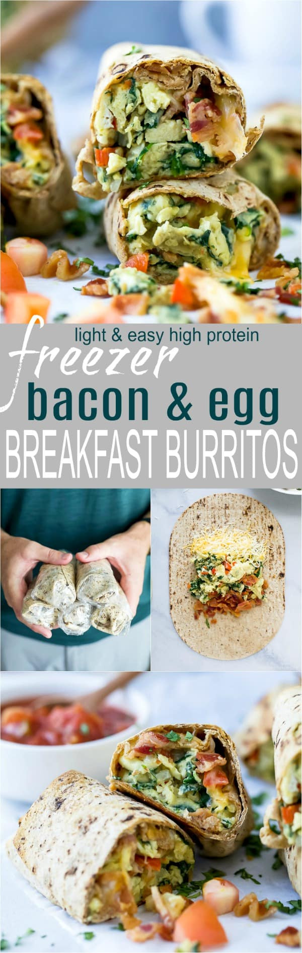 Freezer Egg Burritos
 Freezer Bacon & Egg Breakfast Burritos