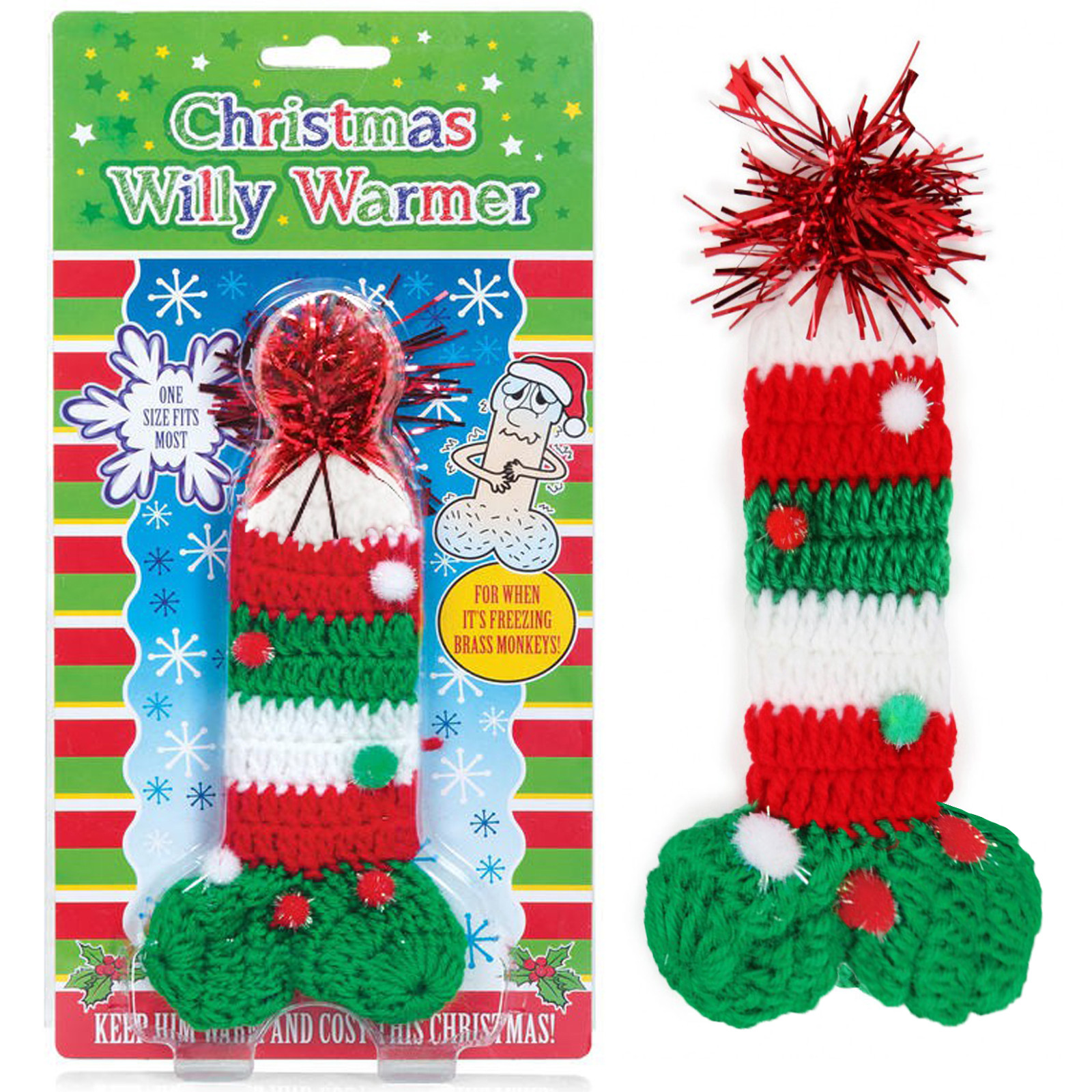 Fun Adult Gift
 Novelty Knitted Christmas New Willy Warmer Adult Funny