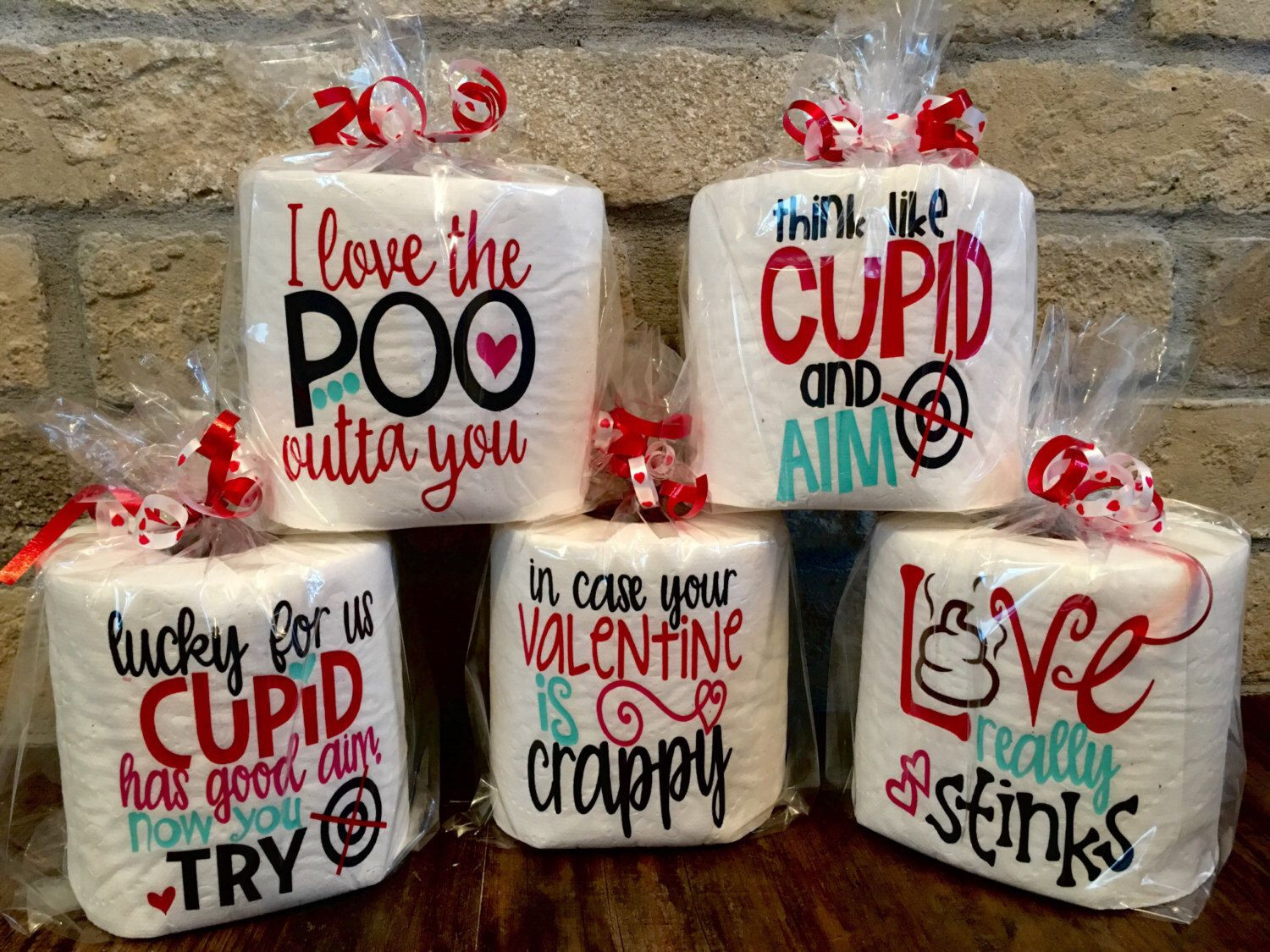Fun Adult Gift
 Humorous Adult Valentine Toilet Paper Funny Gag Gift