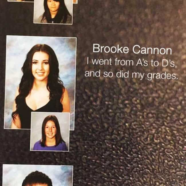 Funny High Quotes
 Funny Yearbook Quotes Ever Written By High School Graduates