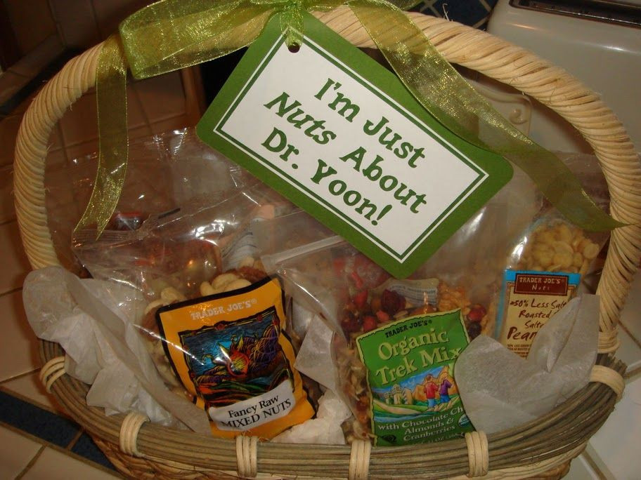 Gift Basket Ideas For Dental Office
 My favorite thank you ts for our doctors Trader Joe s