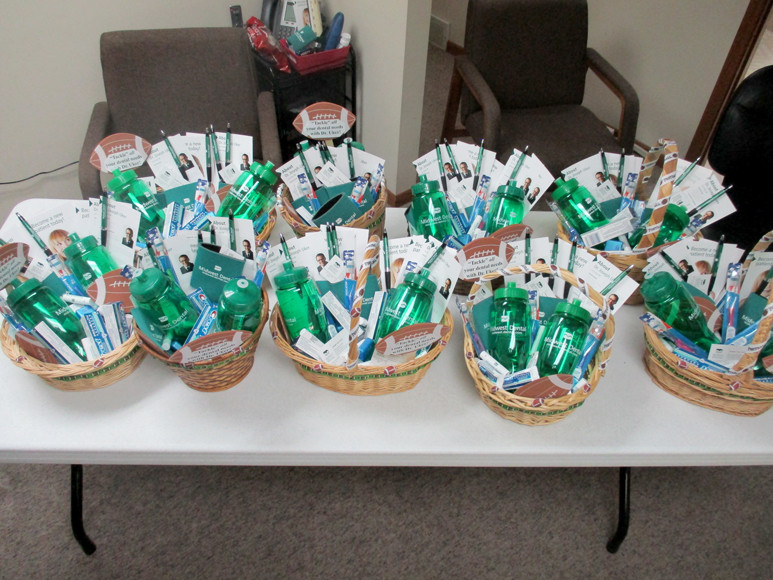 Gift Basket Ideas For Dental Office
 Midwest Dental Delivers Gift Baskets to Local Schools