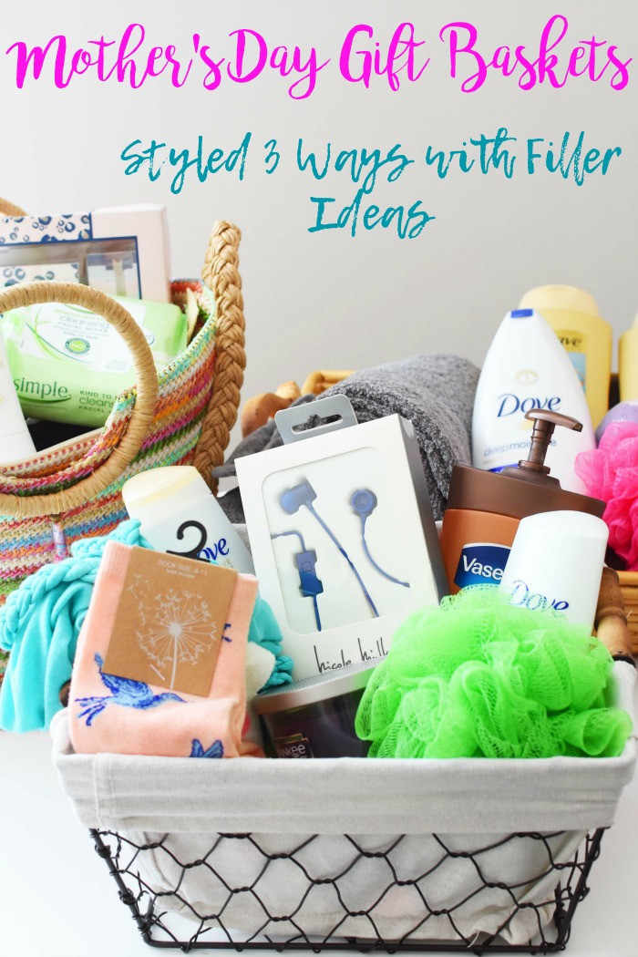 Gift Baskets For Mother's Day
 Mother s Day Gift Basket Styled 3 Ways With Filler Ideas
