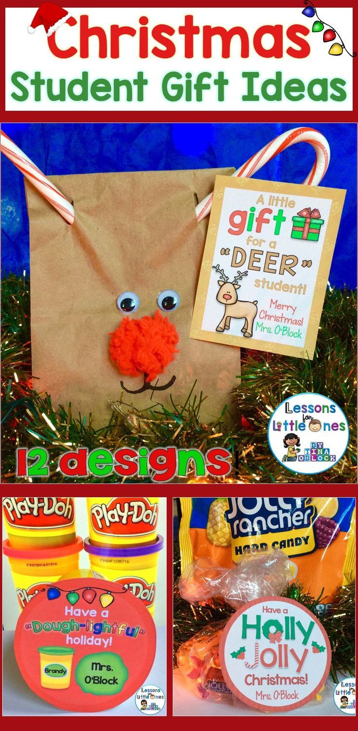 Gift Ideas For Kindergarten Students
 Christmas Student Gift Ideas & Gift Tags
