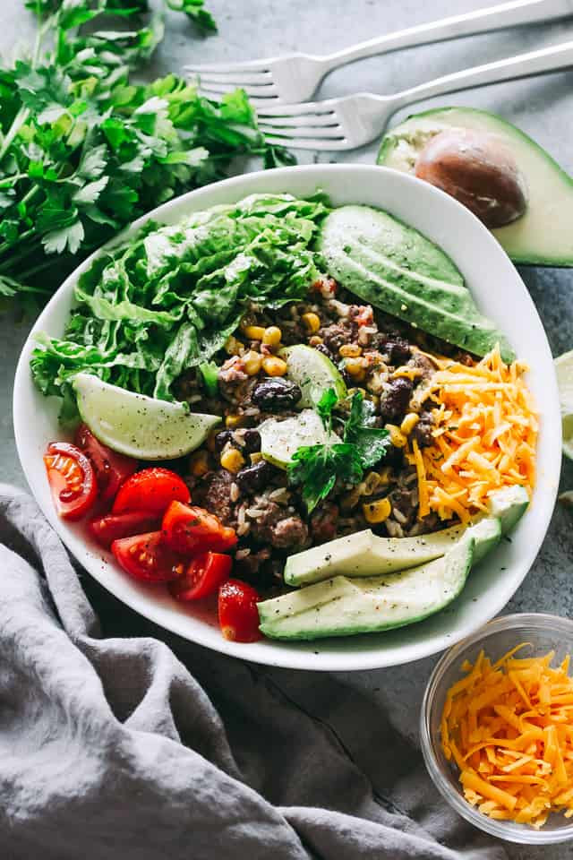 Ground Turkey Burrito Bowl
 Instant Pot Burrito Bowls Recipe Easy Weeknight Dinner Idea