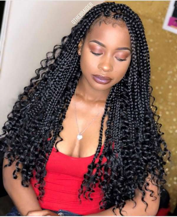 Hairstyle With Braids And Curls
 120 Best Braided Style Ideas for Black Women