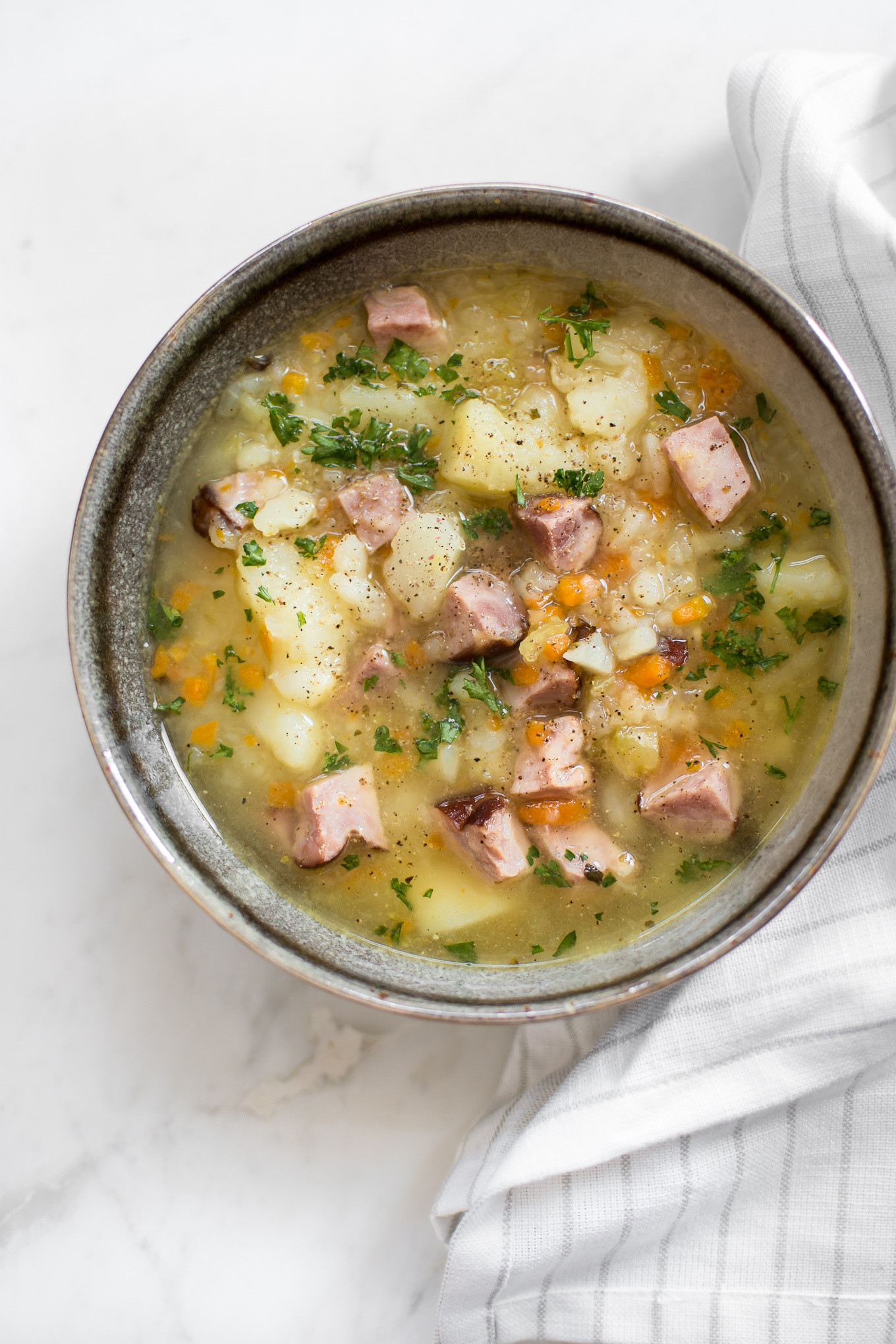Ham And Potato Soup Instant Pot
 Instant Pot Ham and Potato Soup Recipe • Salt & Lavender