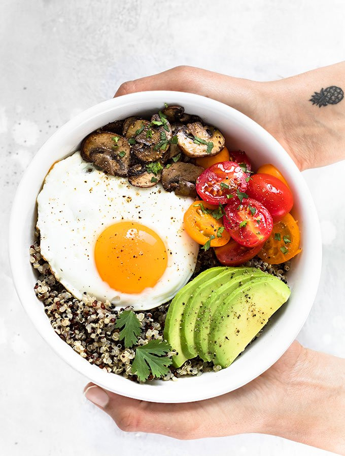 Healthy Breakfast Bowls
 Healthy Breakfast Bowl with Egg and Quinoa As Easy As