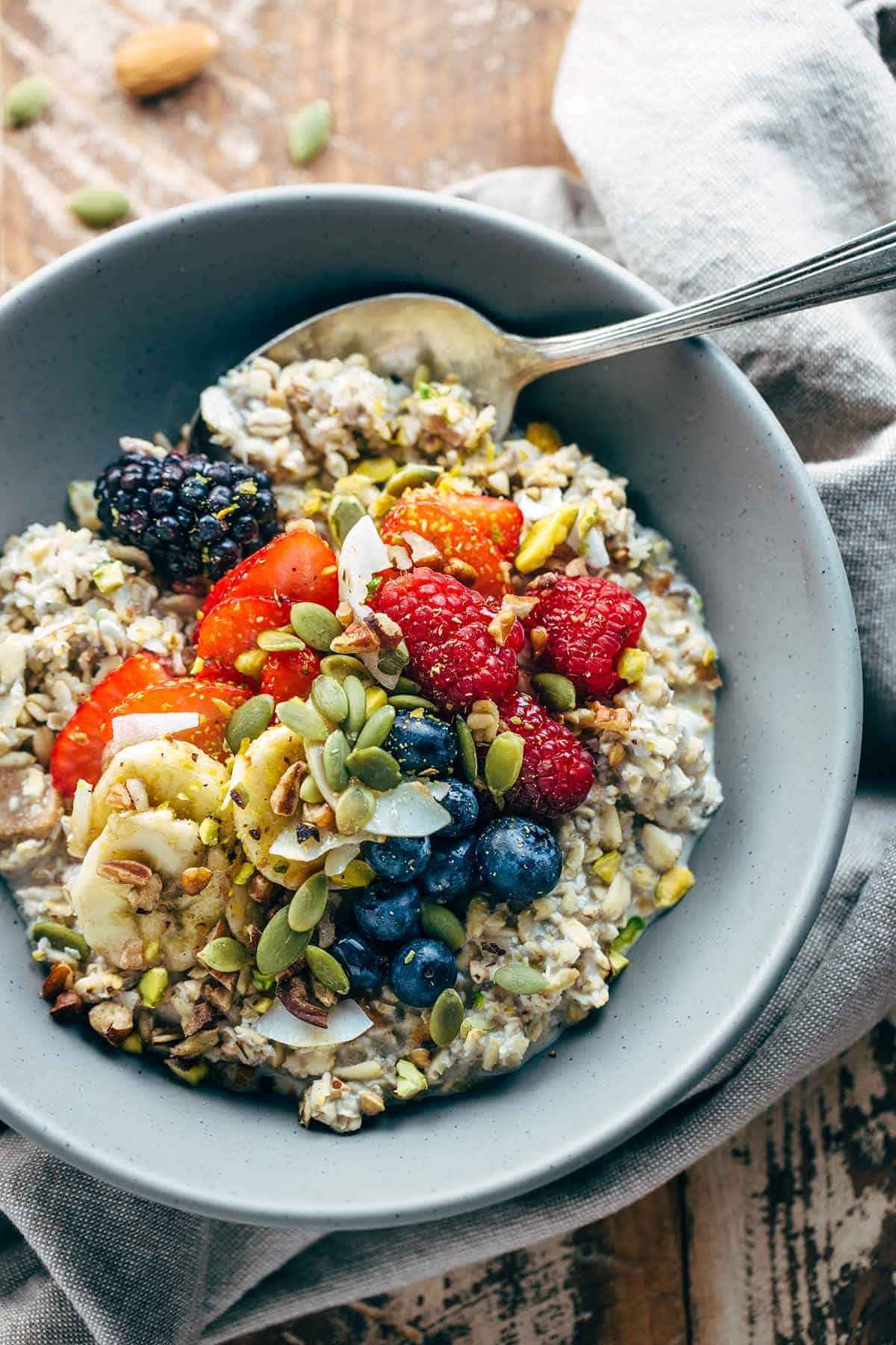 Healthy Breakfast Bowls
 20 Minute Healthy Berry Muesli Breakfast Bowls Recipe