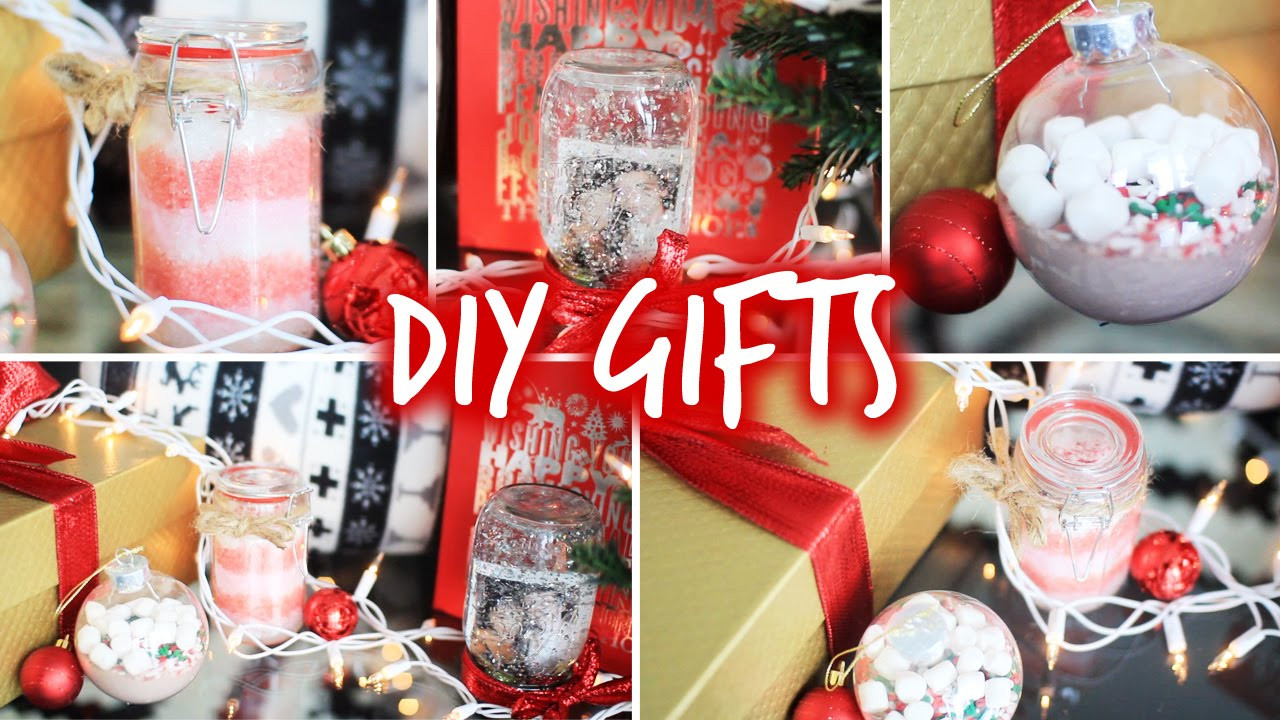 Holiday Gift Ideas For Families
 Easy DIY Christmas Gifts for Friends Family & Boyfriends