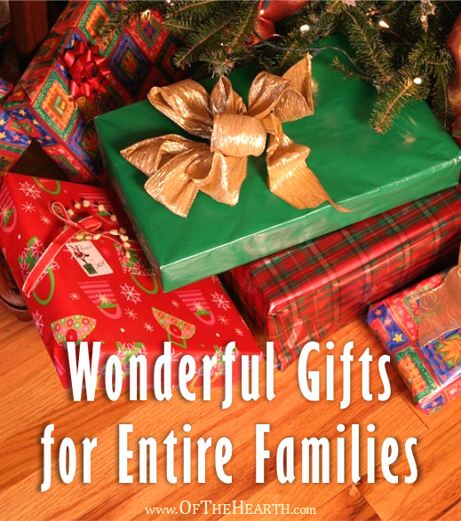 Holiday Gift Ideas For Families
 Wonderful Gifts for Entire Families