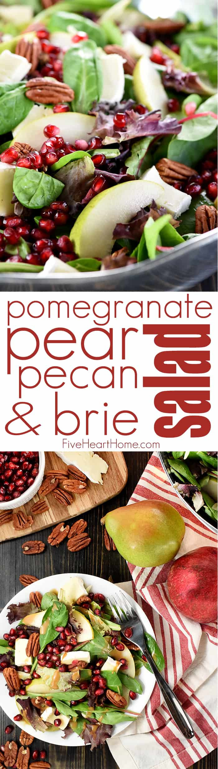Holiday Salads Thanksgiving
 Thanksgiving Salad with Pomegranate Pears Pecans