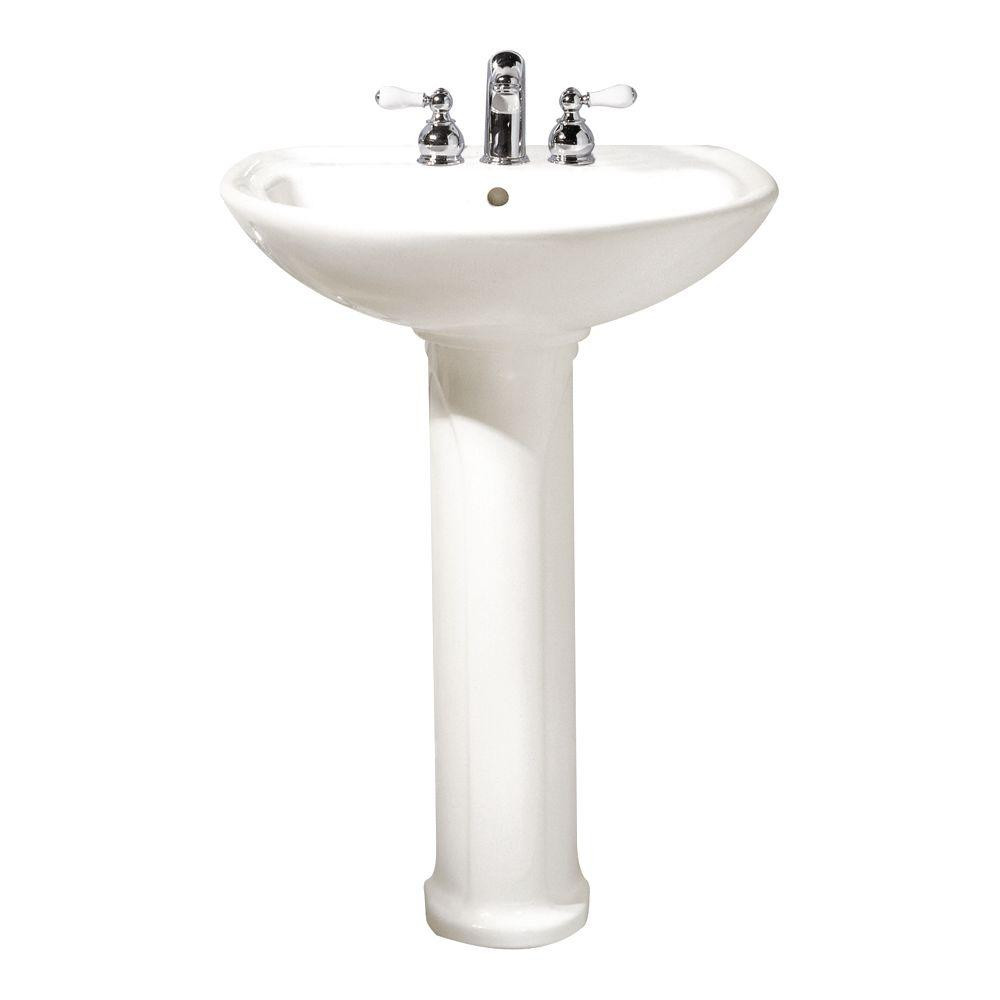 Home Depot Bathroom Pedestal Sinks
 American Standard Cadet Pedestal bo Bathroom Sink in