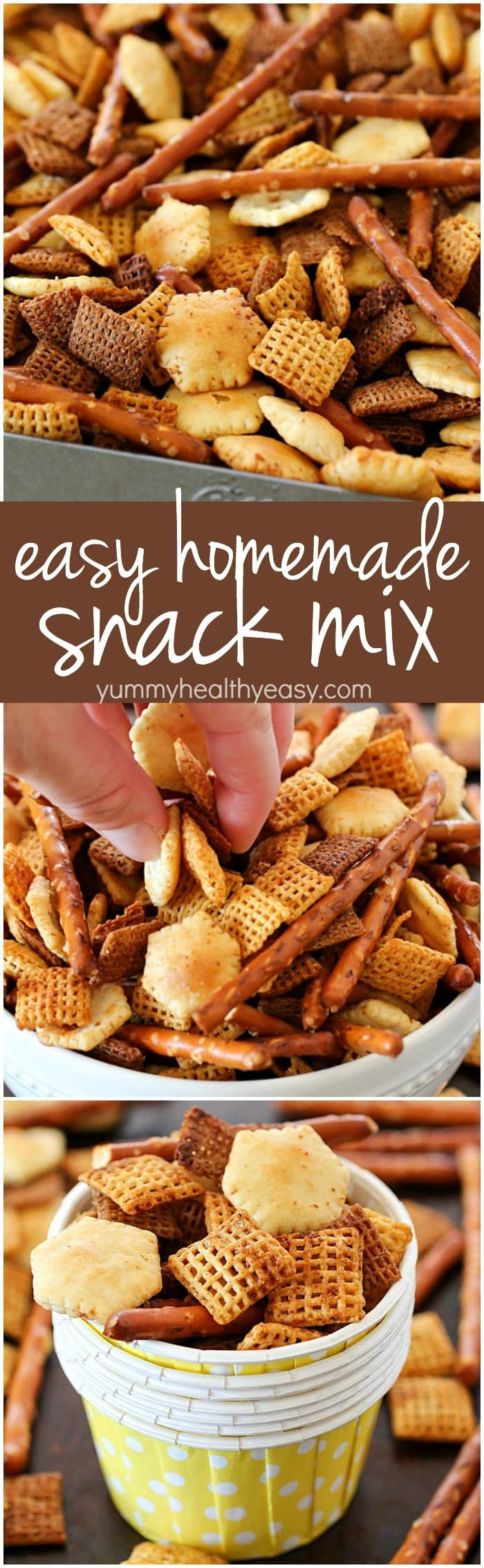 Homemade Snacks Recipe
 Homemade Snack Mix Recipe Yummy Healthy Easy