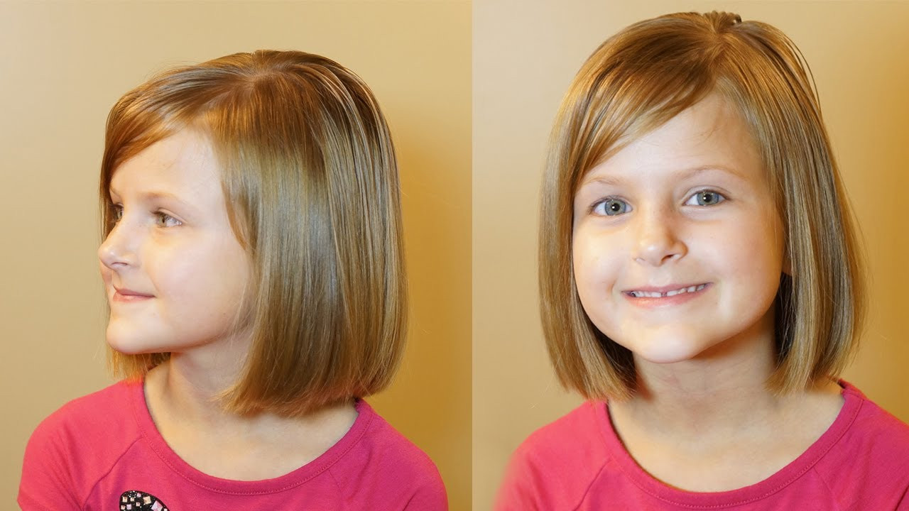 How To Cut Girls Hair
 How to do a Bob Cut Short Hair Tutorial Girls