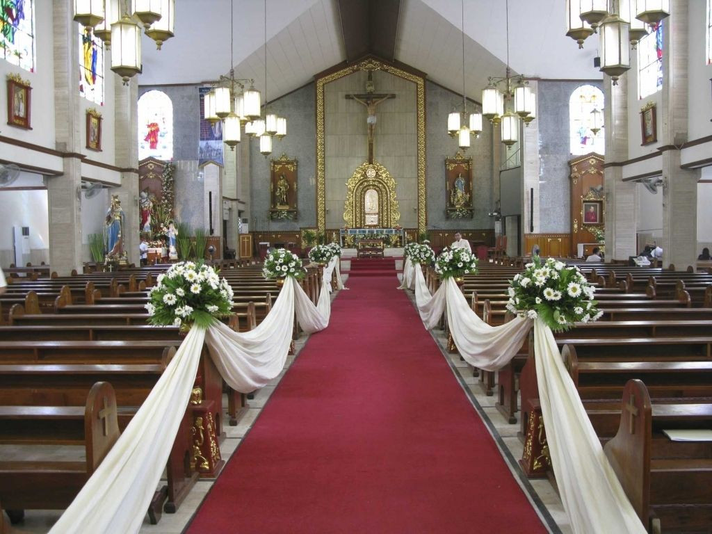 How To Decorate Church For Wedding
 Simple Wedding Church Decorations Church Wedding