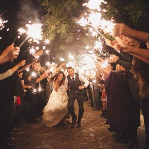 How To Photograph Sparklers At A Wedding
 15 Epic Wedding Sparkler Sendoffs That Will Light Up Any