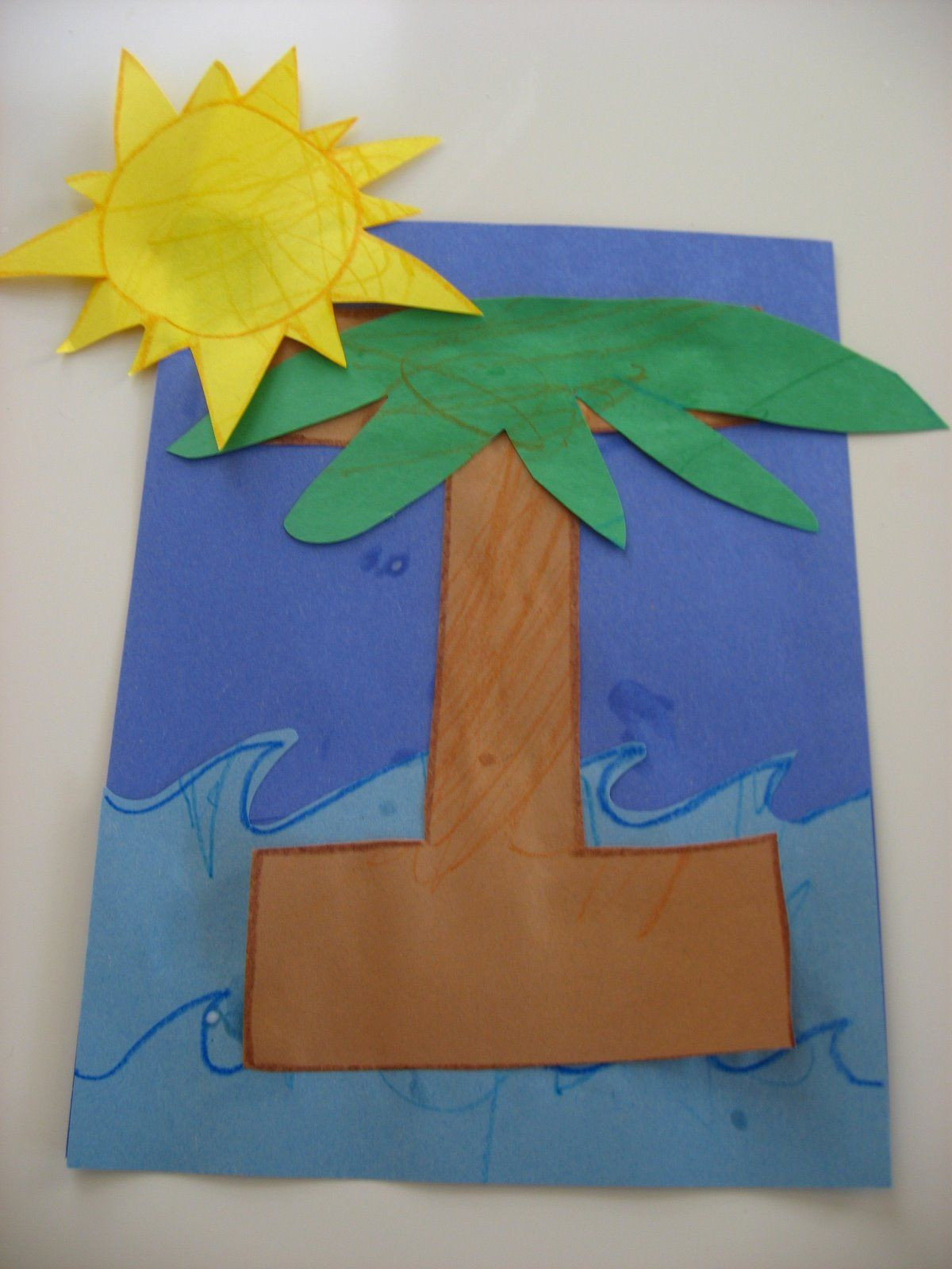 I Crafts For Preschoolers
 Letter I preschool craft island Kids crafts