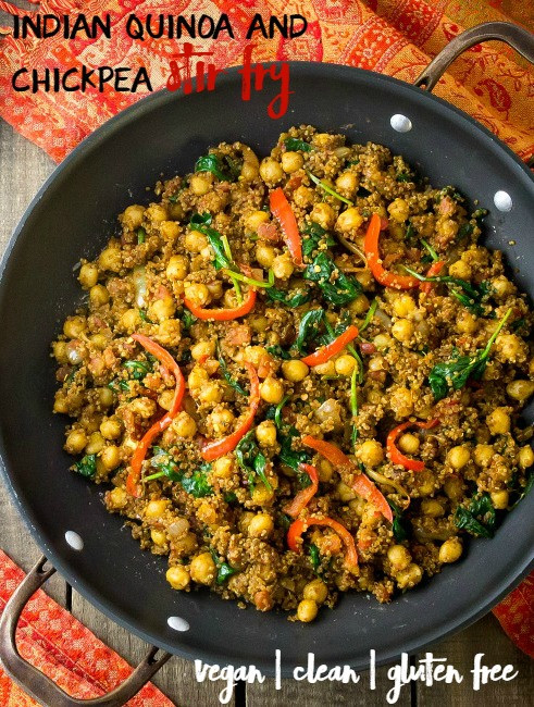 Indian Tofu Recipes Vegetarian
 Indian Quinoa and Chickpea Stir Fry
