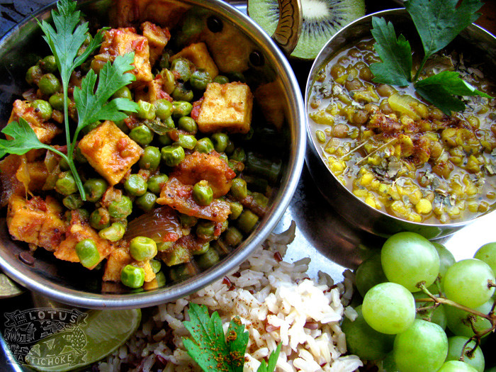 Indian Tofu Recipes Vegetarian
 Mutter Tofu Paneer North Indian The Lotus and the