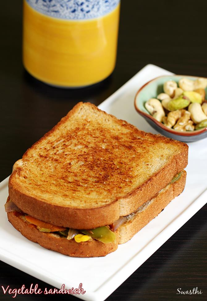 Indian Vegetarian Sandwich Recipes
 Veg sandwich recipe