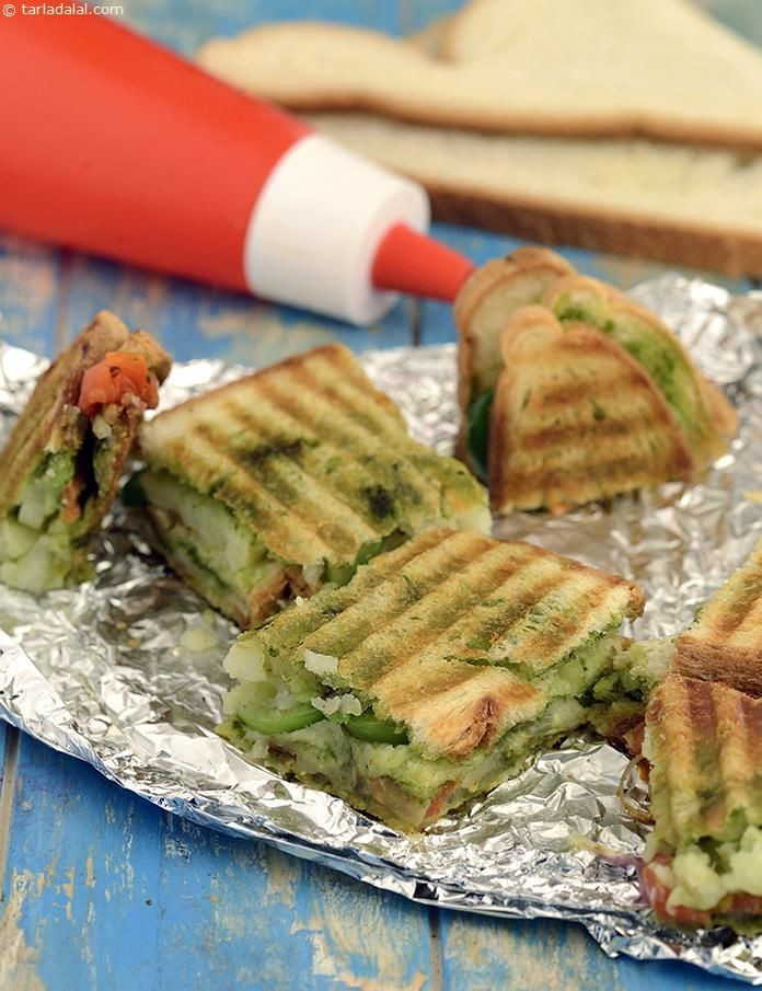 Indian Vegetarian Sandwich Recipes
 Ve able Grill Sandwich Mumbai Roadside Recipes