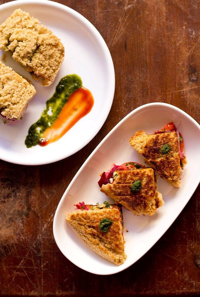 Indian Vegetarian Sandwich Recipes
 Veg paneer sandwich Recipe Food Indian