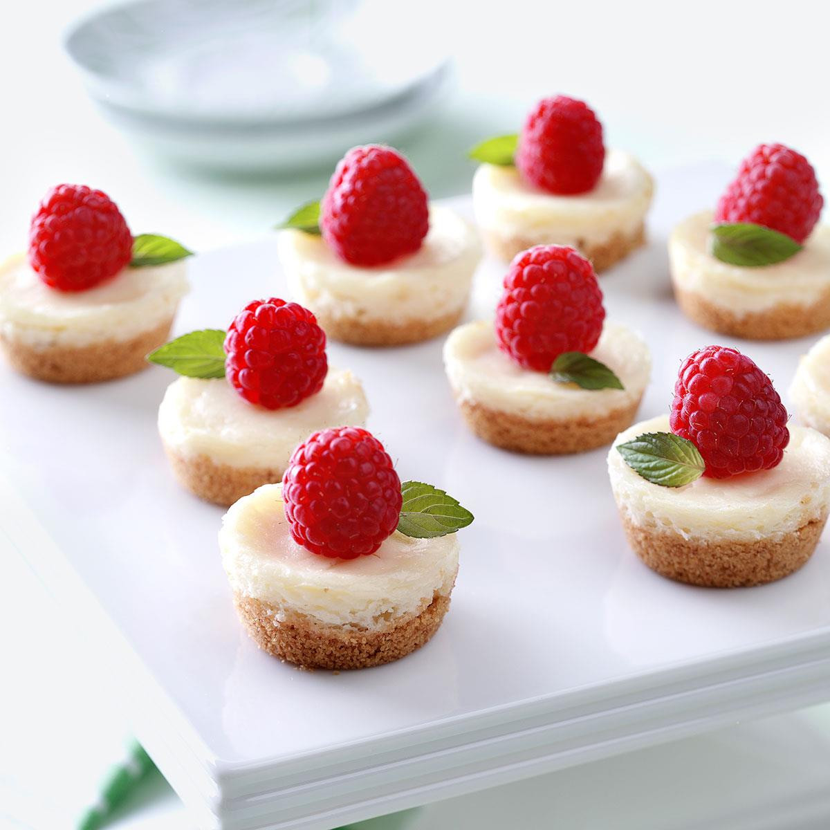 Individual Dessert Recipes
 Berry Mini Cheesecakes Recipe