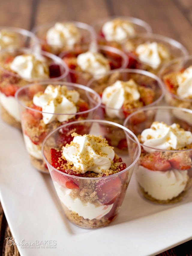Individual Dessert Recipes
 The 25 best Mini dessert cups ideas on Pinterest