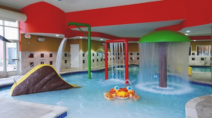 Indoor Pool For Kids
 Hilton Garden Inn Rockford Hotel with free breakfast